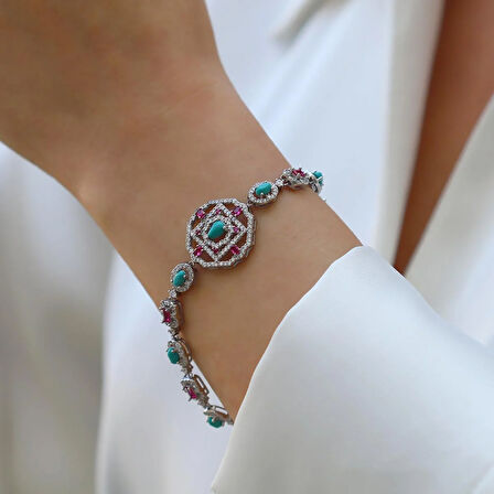 Aria Stone Serisi Gümüş Bileklik