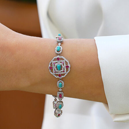 Aria Stone Serisi Gümüş Bileklik