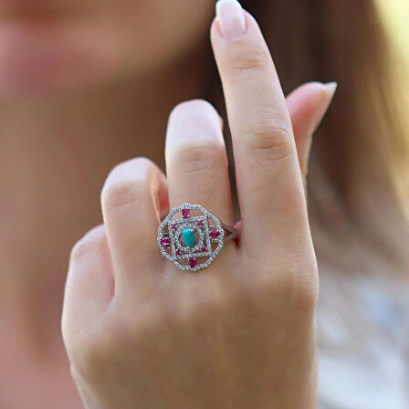 Aria Stone Serisi Gümüş Yüzük