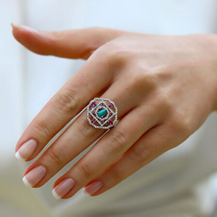 Aria Stone Serisi Gümüş Yüzük