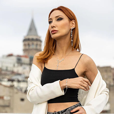 Kutup Yıldızı Gümüş Kolye