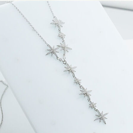 Kutup Yıldızı Gümüş Kolye