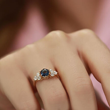Prenses Model Swarovski Rose Gold Kaplama Set