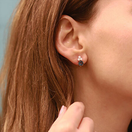 Prenses Model Swarovski Rose Gold Kaplama Set