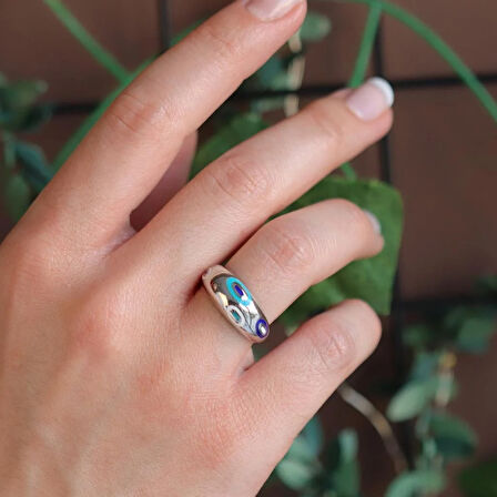 Fortuna Modeli Ayarlanabilir Gümüş Yüzük