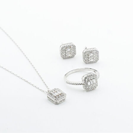 Baget Kesim Gümüş Set