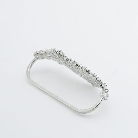 Zirkon Taşlı Tasarım Yüzük