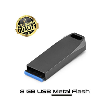 USB 3.0 Flash Bellek Data Transfer Metal Kasa Garantili  8GB