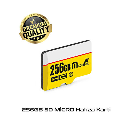 256GB MICRO SD HAFIZA KARTI Micro SD Hafıza Kartı Memory Card/256GB