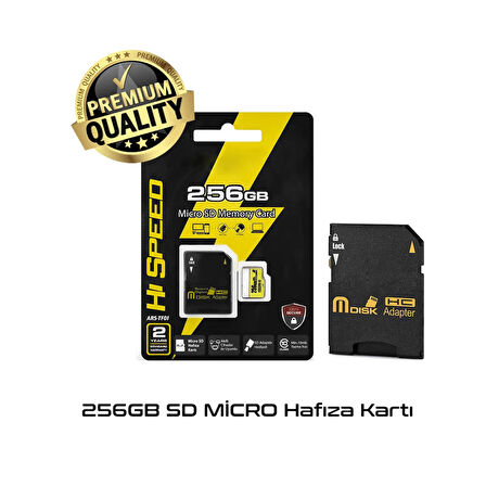 256GB MICRO SD HAFIZA KARTI Micro SD Hafıza Kartı Memory Card/256GB