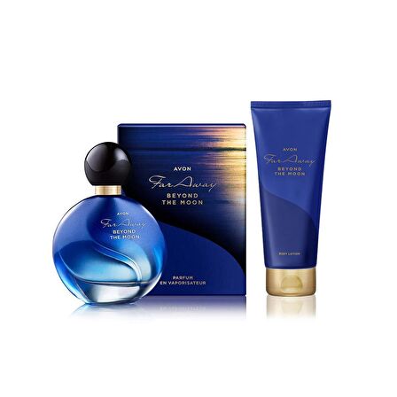 Avon Far Away Beyond The Moon 50 ml Kadın Parfümü ve Body Lotion Set