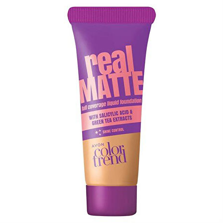 Avon Real Matte Likit Fondöten 310N Medium Beige