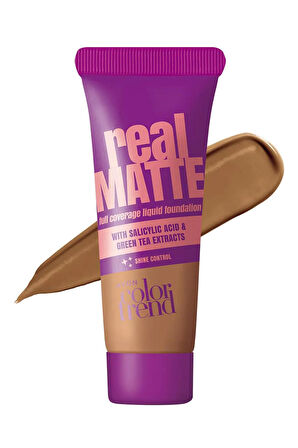 Avon Real Matte Likit Fondöten 355G Light Caramel