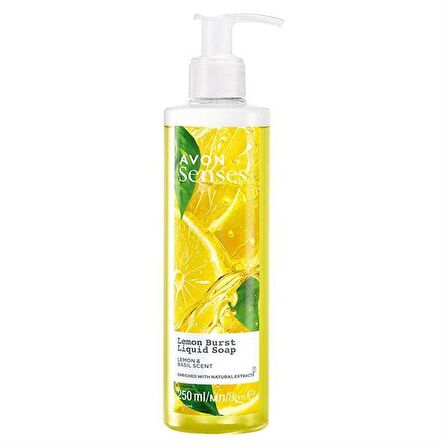 Avon Senses Limon Ve Fesleğen Kokulu Sıvı Sabun 250 Ml