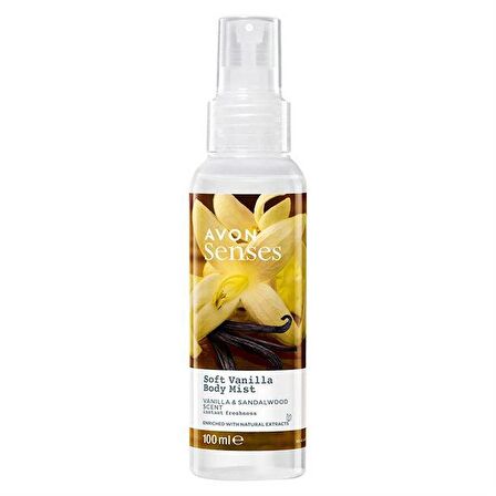 Avon Senses Soft Vanilla Vücut Spreyi 100 Ml