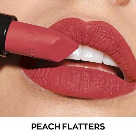 Avon Ultra Matte Lipstick Peach Flatters