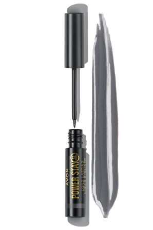 Avon Power Stay 72 Saat Kalıcı Likit Eyeliner Heather Grey