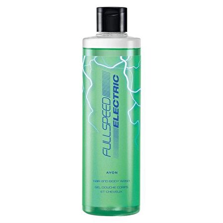 Avon Full Speed Electric Erkek 2 si 1 Arada Saç Ve Vücut Şampuanı 250 ml