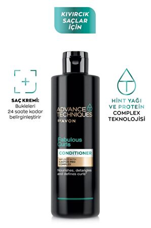 Avon Advance Techniques Bukle Belirginleştirici Saç Kremi 250 ml