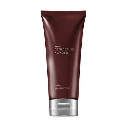 Avon Attraction Awaken Erkekler için Saç ve Vücut Şampuanı 200 ml