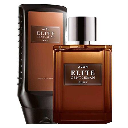 Avon Elite Gentelman Quest EDT 75 ml Erkek Parfüm Seti
