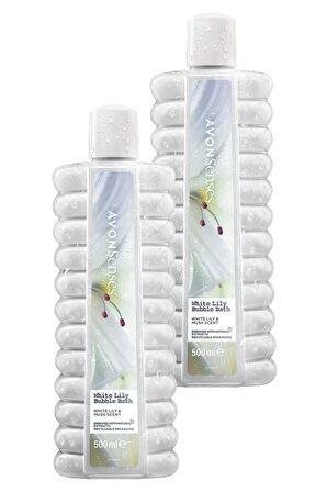 Avon White Lily Zambak Banyo Köpüğü 500ml İkili Set