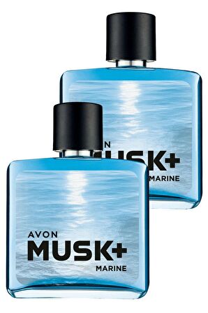 Avon Musk Marine Erkek Parfüm 75 ml 2'li Set