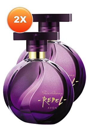 Avon Far Away Rebel Kadın Parfüm Edp 50 ml 2'li Set