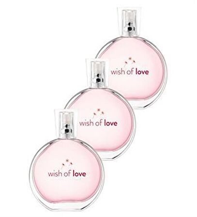 Avon Wish Of Love Kadın Parfüm 50 ml 3'lü Set