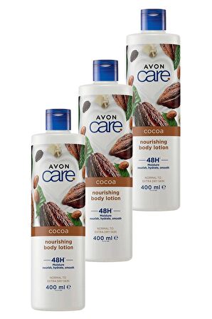Avon Care Kakao Yağı İçeren Vücut Losyonu 400 ml 3'lü Set
