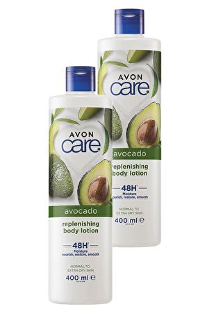 Avon Care Kuru Ciltler İçin Avokado Özlü Vücut Losyonu 400 ml 2'li Set