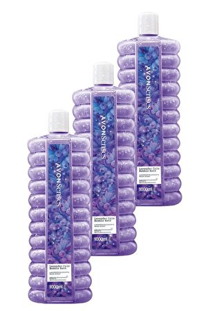 Avon Senses Lavender Calm Lavanta Kokulu Banyo Köpüğü 1000ml 3'lü Set