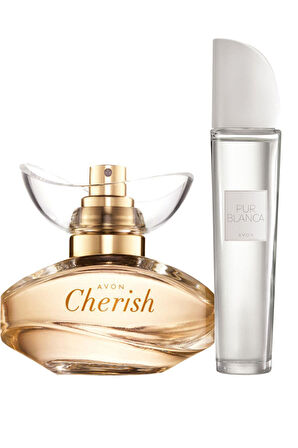 Avon Pur Blanca Ve Cherish Kadın Parfüm Seti