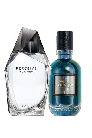 Avon Perceive 100 ml ve Wild Country Freedom 75 ml Erkek Parfüm Seti