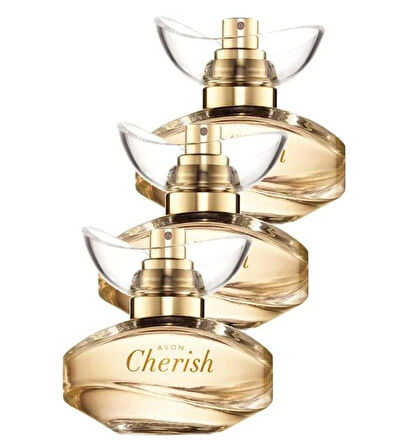 Avon Cherish Kadın Parfüm Edp 50 ml. Üçlü Set