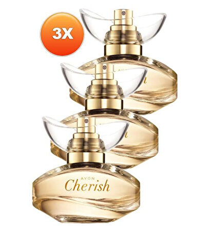 Avon Cherish Kadın Parfüm Edp 50 ml. Üçlü Set