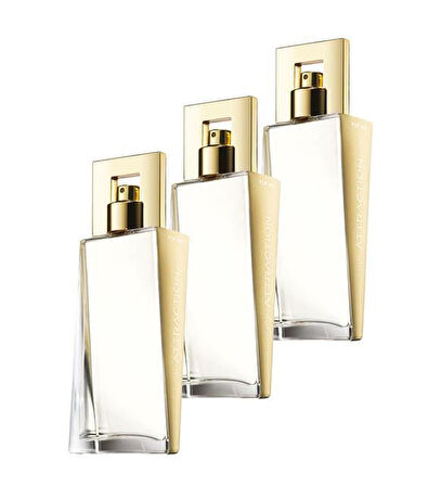 Avon Attraction Kadın Parfüm Edp 50 ml. Üçlü Set