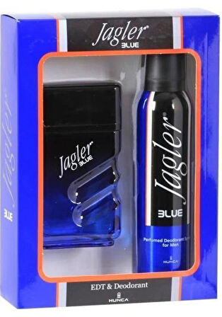 Jagler Blue Erkek Parfüm Seti Edt 90 ml + 150 ml Deodorant