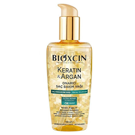 Bioxcin Keratin Argan Besleyici Onarıcı Saç Bakım Yağı 150 ml