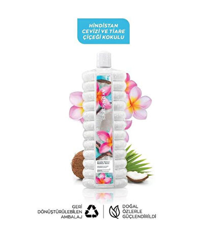Avon Senses Aloha Monoi Tiare Çiçeği ve Hindistan Cevizi Kokulu Banyo Köpüğü 500 ml