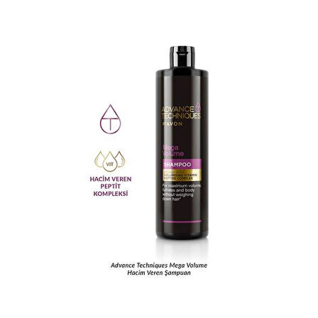 Avon Advance Techniques Mega Volume Hacim Veren Şampuan 400 ml