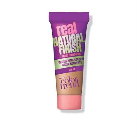 Avon Real Natural Finish Likit Fondöten 30 Ml. Creamy Natural