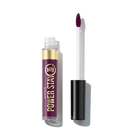 Avon Power Stay Likit Mat Ruj - Power on Plum