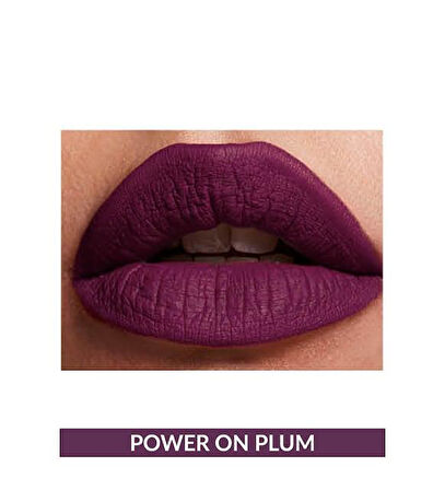 Avon Power Stay Likit Mat Ruj - Power on Plum