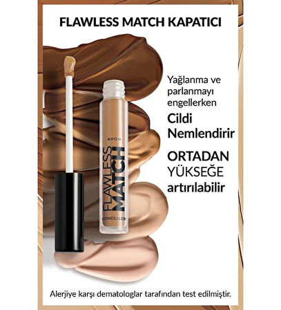 Avon Flawless Match Liquid Likit Kapatıcı Creamy Natural 23N