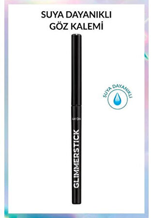 Avon Ultra Colour Glimmersticks Pırıltılı Asansörlü Göz Kalemi Black Bioux