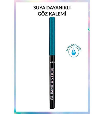 Avon Ultra Colour Glimmersticks Pırıltılı Asansörlü Göz Kalemi Aqua Sparkle