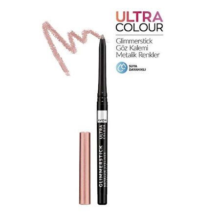 Avon Ultra Colour Glimmerstick Asansörlü Metalik Göz Kalemi Rose Quartz