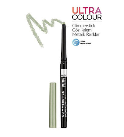 Avon Ultra Colour Glimmerstick Asansörlü Metalik Göz Kalemi Green Lights