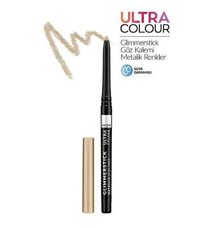 Avon Ultra Colour Glimmerstick Asansörlü Metalik Göz Kalemi Goldmine